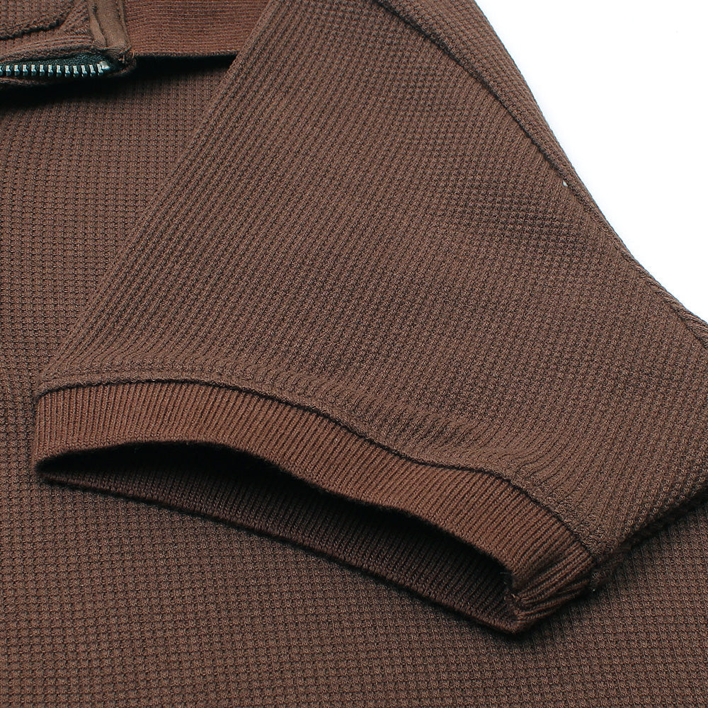 Clas Clothing RLPH LURN Multi Zipper Men's Polo Shirt Brown