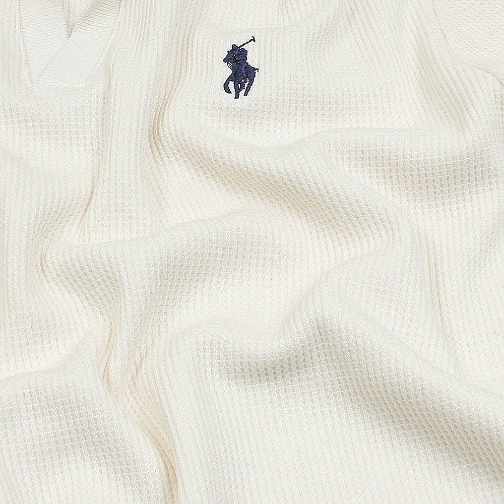 Clas Clothing RLPH LURN Premium V-Neck Border Polo Men Off White