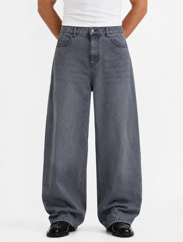 Charcoal Baggy Jeans