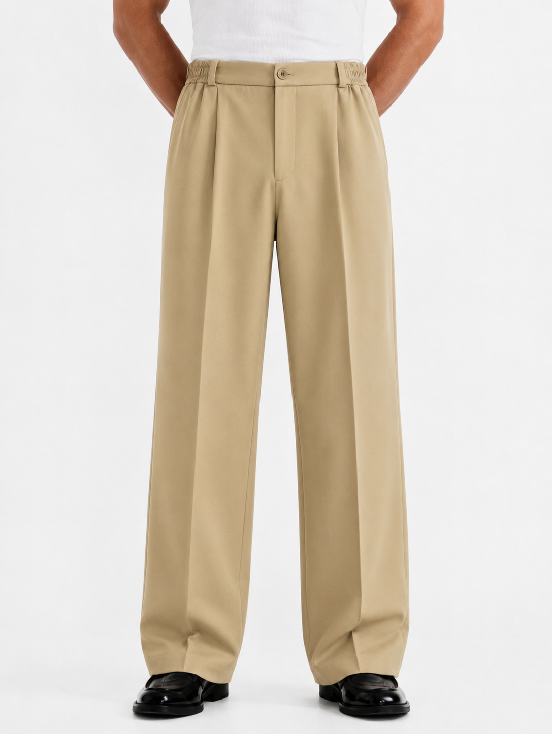Korean Beige Trouser